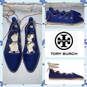 NIB MSRP $250 Tory Burch Sonoma Gillie Espadrille Women's Size 7